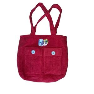 Mickey Mouse Reversible Terry‎ Tote Red & Pattern